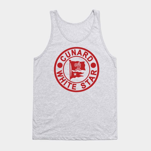 Cunard White Star Line Tank Top by MindsparkCreative